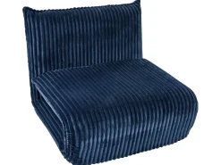 Divano letto singolo LYSEKIL Velluto a coste Blu