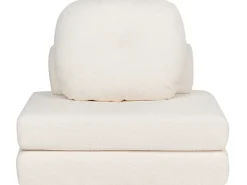 Divano letto singolo OLDEN Bouclé Bianco