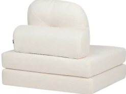 Divano letto singolo OLDEN Bouclé Bianco