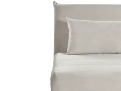 Divano letto singolo SETTEN Velluto Grigio chiaro