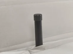 Divano letto singolo SETTEN Velluto Grigio chiaro
