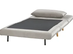 Divano letto singolo SETTEN Velluto Grigio chiaro