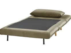 Divano letto singolo SETTEN Velluto Verde oliva