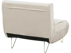 Divano letto singolo VESTFOLD Velluto Beige