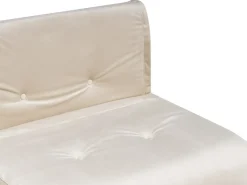 Divano letto singolo VESTFOLD Velluto Beige