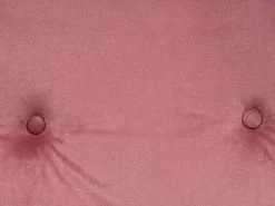Divano letto singolo VESTFOLD Velluto Rosa