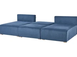 Divano modulare a U NERBO Tessuto Blu