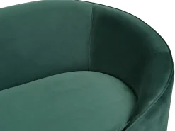Divano 2 posti SAVAR Velluto Verde smeraldo