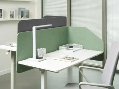 Divisorio da scrivania FOLDY 120 x 50 cm Verde chiaro