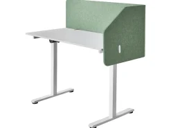 Divisorio da scrivania FOLDY 120 x 50 cm Verde chiaro