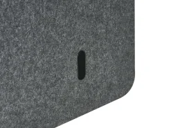 Divisorio da scrivania FOLDY 120 x 50 cm Grigio scuro