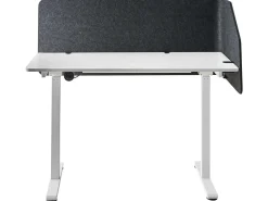 Divisorio da scrivania FOLDY 120 x 50 cm Grigio scuro