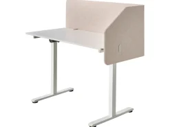 Divisorio da scrivania FOLDY 120 x 50 cm Beige