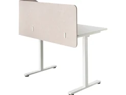 Divisorio da scrivania FOLDY 120 x 50 cm Beige