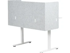 Divisorio da scrivania SOLOA 210 x 61 cm Grigio