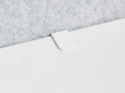 Divisorio da scrivania SOLOA 210 x 61 cm Grigio