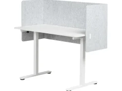 Divisorio da scrivania SOLOA 210 x 61 cm Grigio