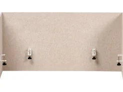 Divisorio da scrivania SOLOA 210 x 61 cm Beige
