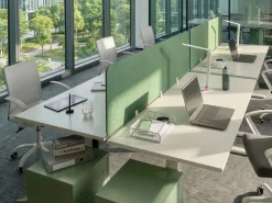 Divisorio da scrivania SPLIT 180 x 50 cm Verde