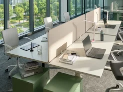 Divisorio da scrivania SPLIT 180 x 50 cm Beige