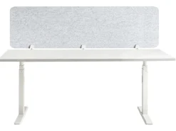 Divisorio da scrivania SPLIT 180 x 50 cm Grigio