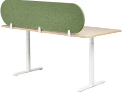 Divisorio da scrivania SPARKY 160 x 40 cm Verde