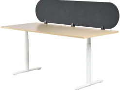Divisorio da scrivania SPARKY 180 x 40 cm Grigio scuro