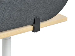 Divisorio da scrivania SPARKY 180 x 40 cm Grigio scuro