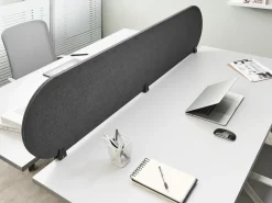 Divisorio da scrivania SPARKY 180 x 40 cm Grigio scuro