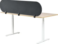 Divisorio da scrivania SPARKY 180 x 40 cm Grigio scuro
