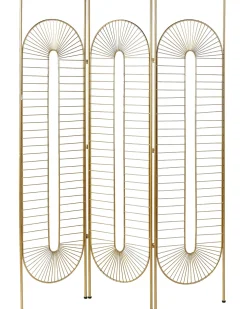 Divisorio per ambienti a 3 pannelli NOALE Oro 135 cm 170 cm