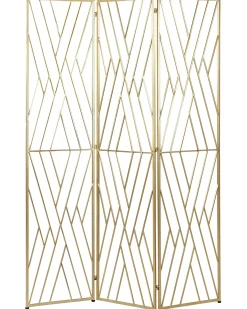 Divisorio per ambienti a 3 pannelli ASOLO Oro 117 cm 170 cm