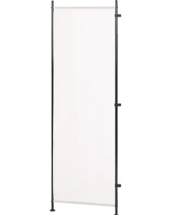 Divisorio per ambienti a 3 pannelli NARNI Bianco 160 cm 170 cm