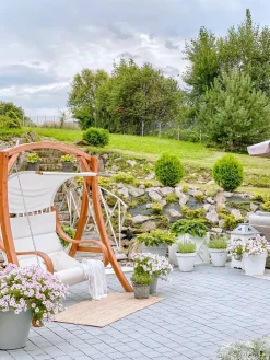 Dondolo da giardino APRILIA Legno di larice Marrone