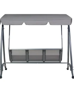 Dondolo da giardino BOGART Metallo Grigio