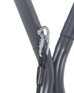 Dondolo da giardino FIASTRA Metallo Grigio scuro