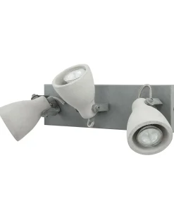 Faretto a 3 luci MISTAGO Regolabile Cemento Grigio