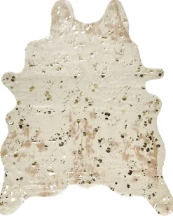 Finta pelle di mucca BOGONG Beige chiaro 130 x 170 cm