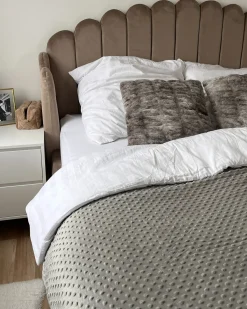 Fodera per coperta ponderata 1000 CALLISTO 135 x 200 cm Grigio chiaro