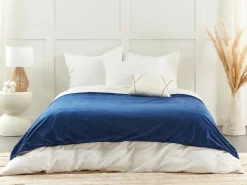 Fodera per coperta ponderata 1000 RHEA 135 x 200 cm Blu marino