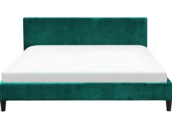 Fodera per struttura letto Velluto FITOU 180 x 200 cm Verde smeraldo