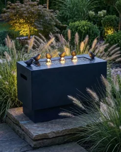 Fontana da giardino FERRERA Nero