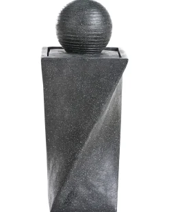Fontana da giardino LED ACQUACHETA Grigio grafite