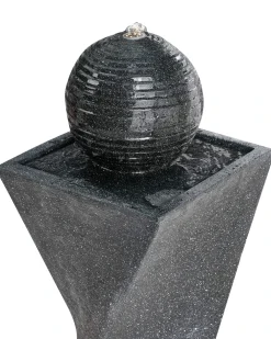 Fontana da giardino LED ACQUACHETA Grigio grafite