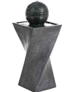 Fontana da giardino LED ACQUACHETA Grigio grafite
