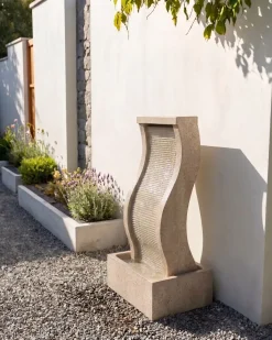 Fontana da giardino LED FORMIGA Beige