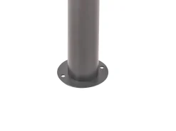 Gazebo AVENTINE Metallo 300 cm 300 cm Grigio scuro
