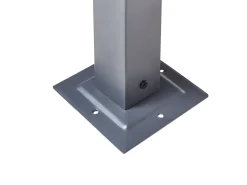 Gazebo LED PARGA Metallo 310 cm 310 cm Marrone
