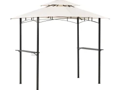 Gazebo NARO Metallo 240 cm 148 cm Beige