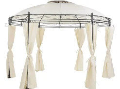 Gazebo SAFARA Metallo 368 cm 368 cm Beige
